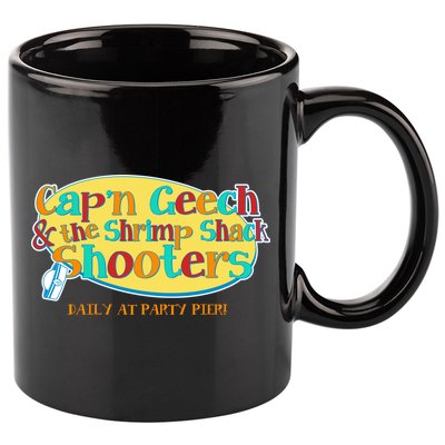 Retro Captain Geech And The Shrimp Shack Shooters Daily At Party Pier 11oz C Handle Ceramic Mug