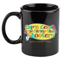 Retro Captain Geech And The Shrimp Shack Shooters Daily At Party Pier 11oz C Handle Ceramic Mug