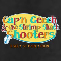 Retro Captain Geech And The Shrimp Shack Shooters Daily At Party Pier Beanie