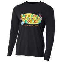 Retro Captain Geech And The Shrimp Shack Shooters Daily At Party Pier Cooling Performance Long Sleeve Crew