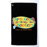 Retro Captain Geech And The Shrimp Shack Shooters Daily At Party Pier Golf Towel