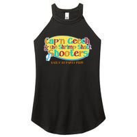 Retro Captain Geech And The Shrimp Shack Shooters Daily At Party Pier Women's Perfect Tri Rocker Tank