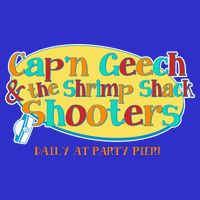 Retro Captain Geech And The Shrimp Shack Shooters Daily At Party Pier Hoodie