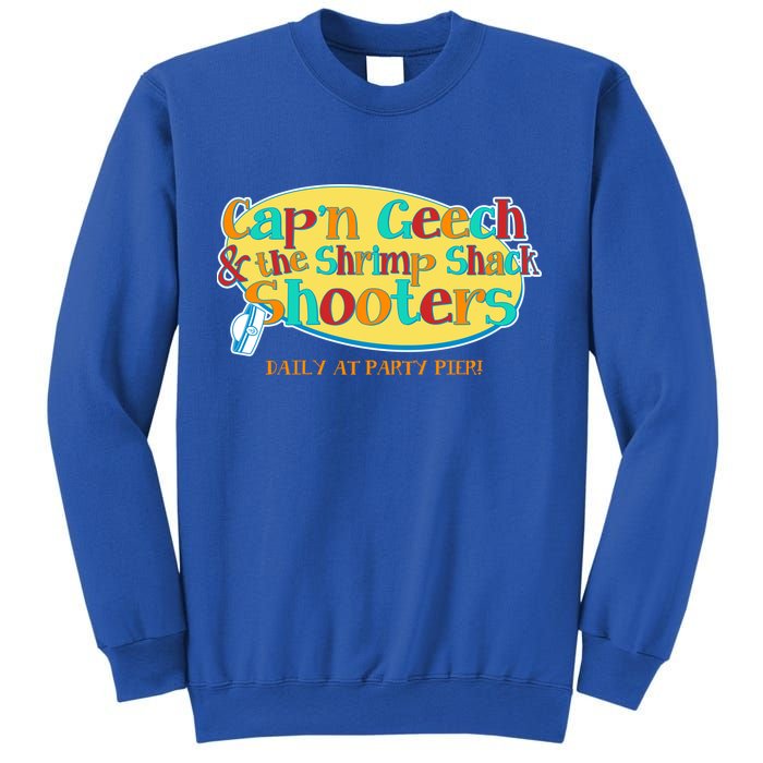 Retro Captain Geech And The Shrimp Shack Shooters Daily At Party Pier Sweatshirt