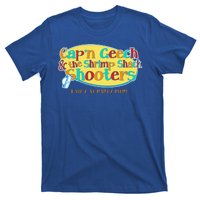 Retro Captain Geech And The Shrimp Shack Shooters Daily At Party Pier T-Shirt