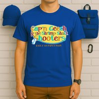 Retro Captain Geech And The Shrimp Shack Shooters Daily At Party Pier T-Shirt
