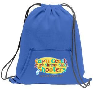 Retro Captain Geech And The Shrimp Shack Shooters Daily At Party Pier Sweatshirt Cinch Pack Bag