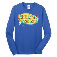 Retro Captain Geech And The Shrimp Shack Shooters Daily At Party Pier Tall Long Sleeve T-Shirt