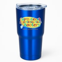 Retro Captain Geech And The Shrimp Shack Shooters Daily At Party Pier Tumbler