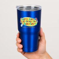 Retro Captain Geech And The Shrimp Shack Shooters Daily At Party Pier Tumbler