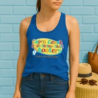 Retro Captain Geech And The Shrimp Shack Shooters Daily At Party Pier Womens Tank Top