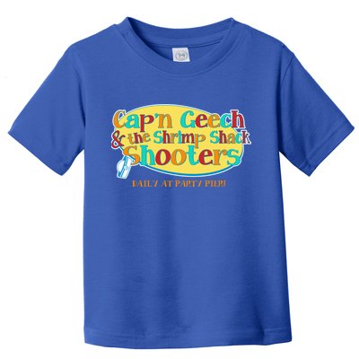 Retro Captain Geech And The Shrimp Shack Shooters Daily At Party Pier Toddler T-Shirt