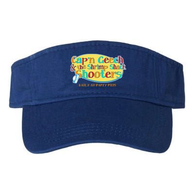 Retro Captain Geech And The Shrimp Shack Shooters Daily At Party Pier Visor