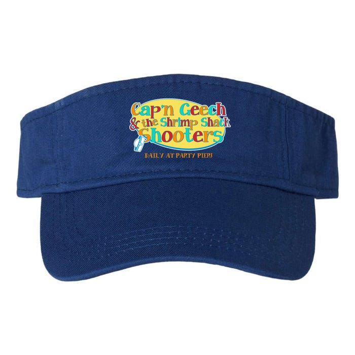 Retro Captain Geech And The Shrimp Shack Shooters Daily At Party Pier Visor