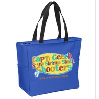 Retro Captain Geech And The Shrimp Shack Shooters Daily At Party Pier Zip Tote Bag