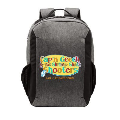 Retro Captain Geech And The Shrimp Shack Shooters Daily At Party Pier Vector Backpack
