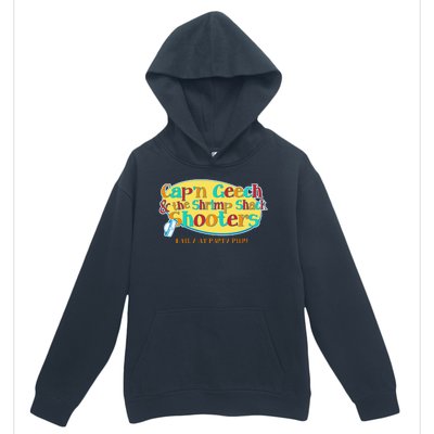 Retro Captain Geech And The Shrimp Shack Shooters Daily At Party Pier Urban Pullover Hoodie