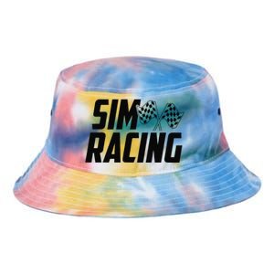 Race Car Gaming Racer Simulation Sim Racing Tie Dye Newport Bucket Hat