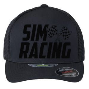 Race Car Gaming Racer Simulation Sim Racing Flexfit Unipanel Trucker Cap