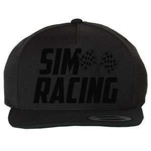 Race Car Gaming Racer Simulation Sim Racing Wool Snapback Cap