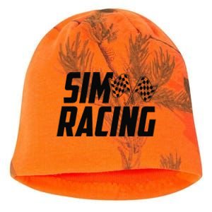 Race Car Gaming Racer Simulation Sim Racing Kati - Camo Knit Beanie