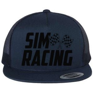 Race Car Gaming Racer Simulation Sim Racing Flat Bill Trucker Hat