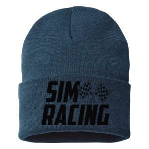 Race Car Gaming Racer Simulation Sim Racing Sustainable Knit Beanie