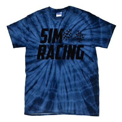 Race Car Gaming Racer Simulation Sim Racing Tie-Dye T-Shirt