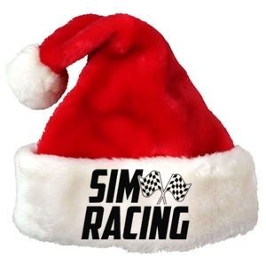 Race Car Gaming Racer Simulation Sim Racing Premium Christmas Santa Hat