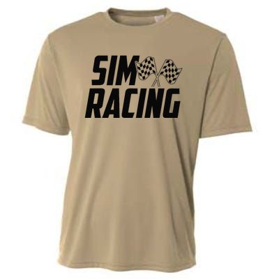 Race Car Gaming Racer Simulation Sim Racing Cooling Performance Crew T-Shirt