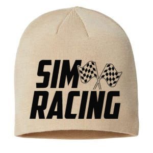 Race Car Gaming Racer Simulation Sim Racing Sustainable Beanie