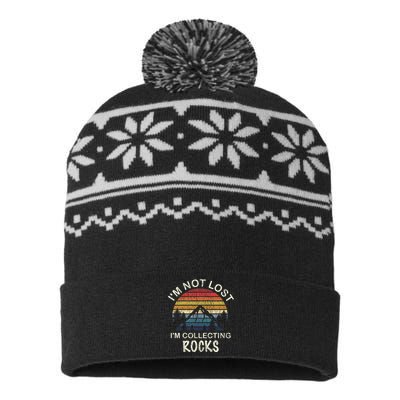 Rock Collecting Geologist Gifts Rock Collector USA-Made Snowflake Beanie