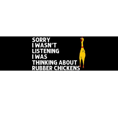 Rubber Chicken Gift Rubber Chicken Costume Bumper Sticker