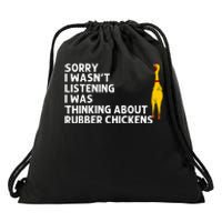 Rubber Chicken Gift Rubber Chicken Costume Drawstring Bag