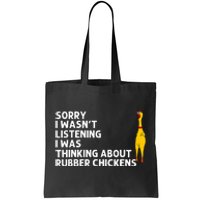 Rubber Chicken Gift Rubber Chicken Costume Tote Bag