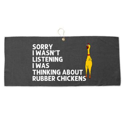 Rubber Chicken Gift Rubber Chicken Costume Large Microfiber Waffle Golf Towel