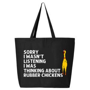 Rubber Chicken Gift Rubber Chicken Costume 25L Jumbo Tote