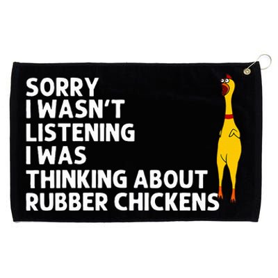 Rubber Chicken Gift Rubber Chicken Costume Grommeted Golf Towel