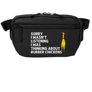 Rubber Chicken Gift Rubber Chicken Costume Crossbody Pack