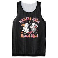 Retro Cute Ghost Halloween Hair Stylist Making Hair Bootiful Mesh Reversible Basketball Jersey Tank