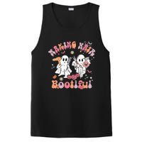 Retro Cute Ghost Halloween Hair Stylist Making Hair Bootiful PosiCharge Competitor Tank