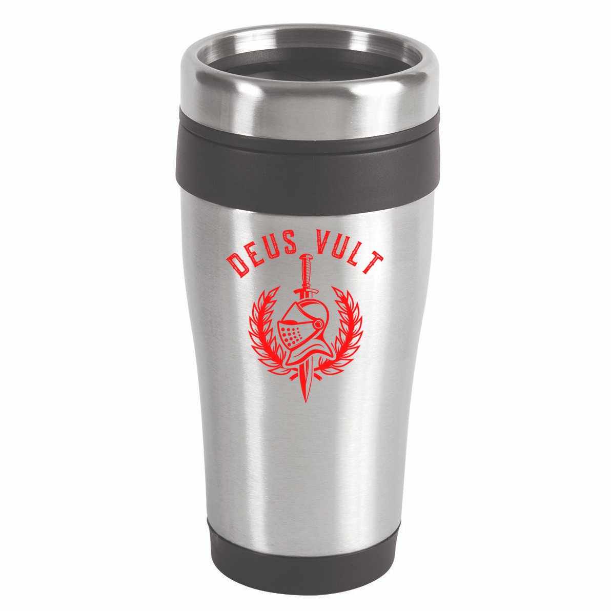 Roman Catholic Gift Deus Vult Crusader 16oz Travel Tumbler