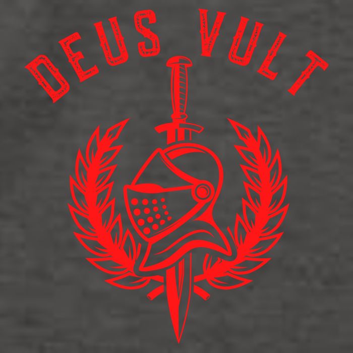 Roman Catholic Gift Deus Vult Crusader Vector Backpack