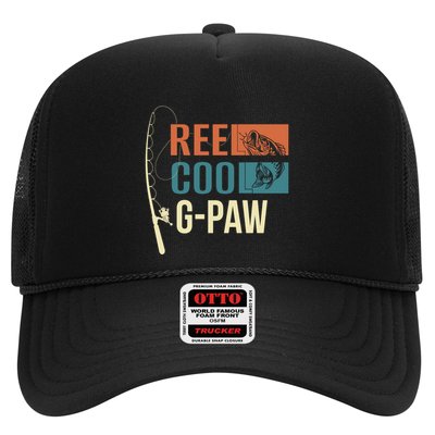 Reel Cool Gpaw Grandpa Angler Fishing Fisher Gift Meaningful Gift Trucker Hat