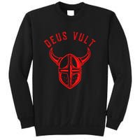 Roman Catholic Gift Deus Vult Crusader Sweatshirt