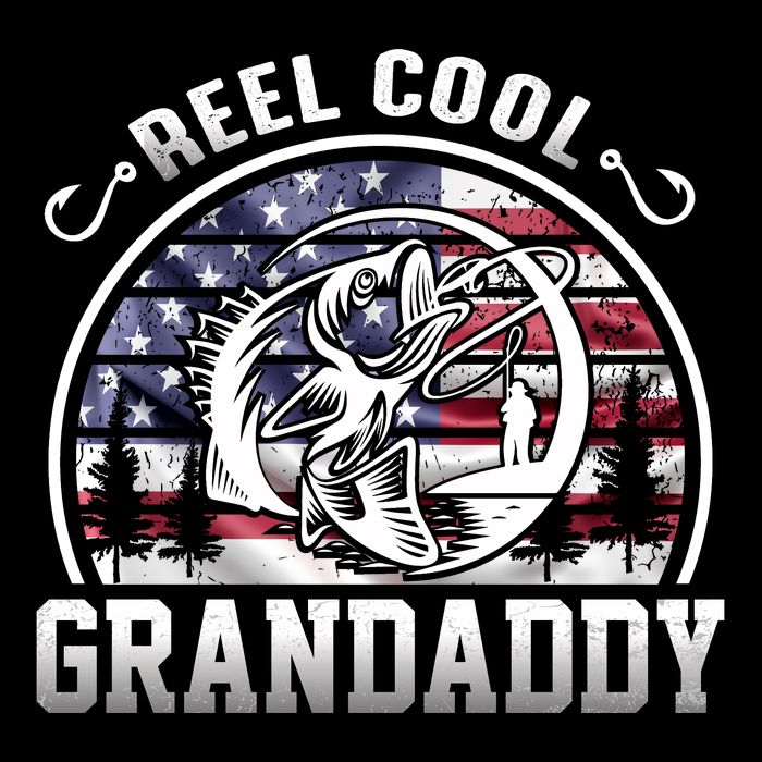 Reel Cool Grandaddy Fishing Apparel Drawstring Bag