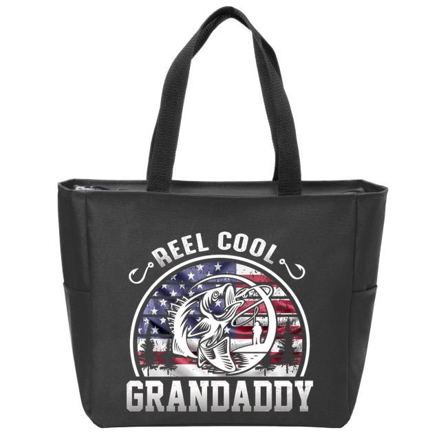 Reel Cool Grandaddy Fishing Apparel Zip Tote Bag