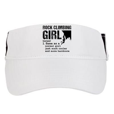 Rock Climbing Girl Definition Mountain Climber Bouldering Adult Drive Performance Visor
