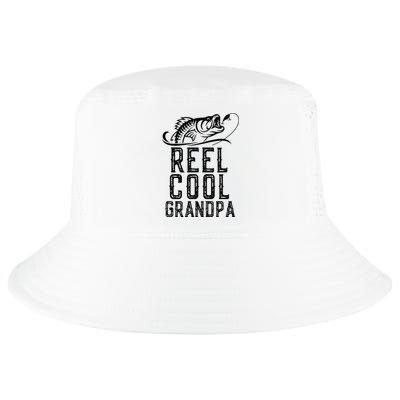 Reel Cool Grandpa Fishing Fisherman Funny Retro Cool Comfort Performance Bucket Hat