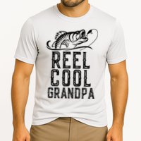Reel Cool Grandpa Fishing Fisherman Funny Retro Cooling Performance Crew T-Shirt